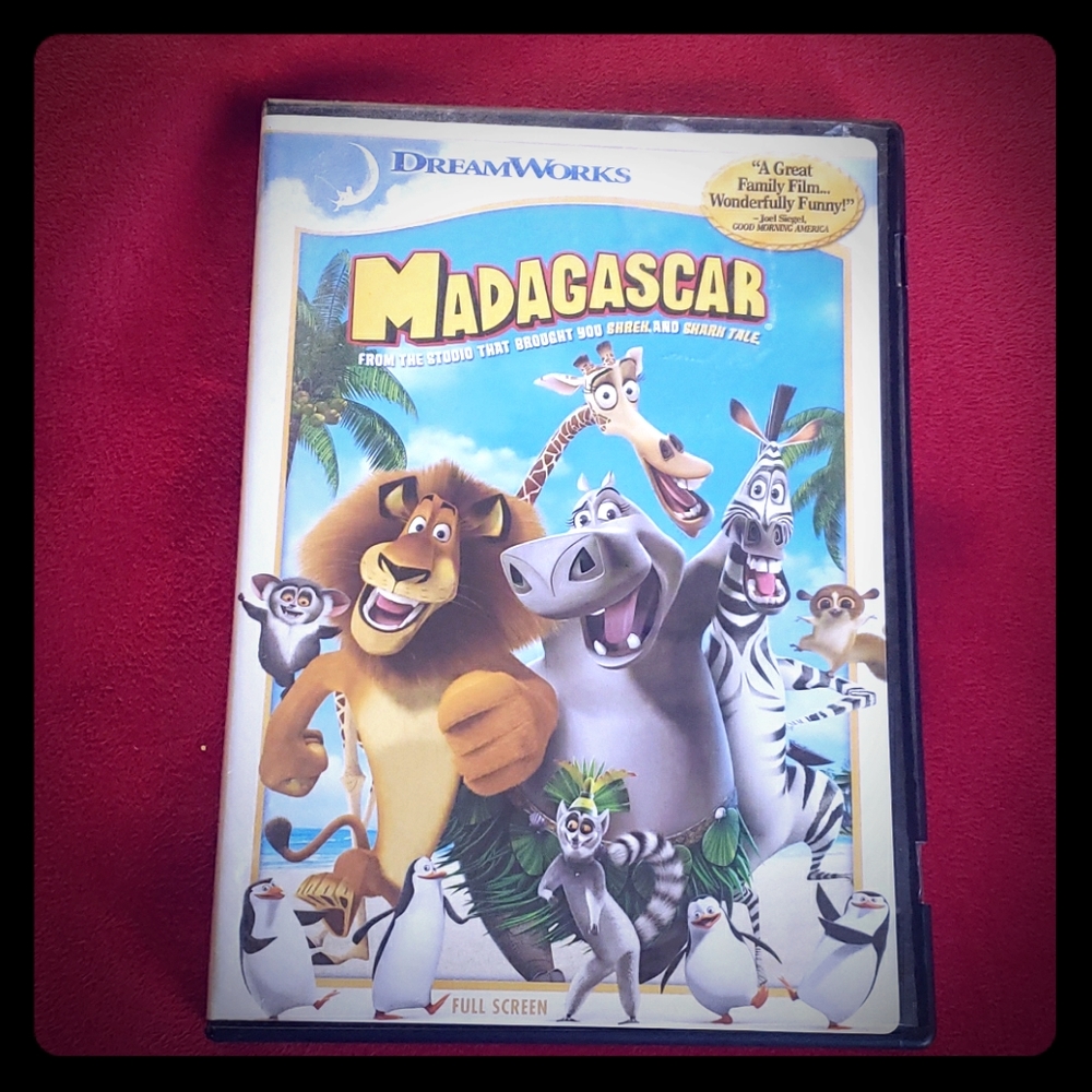 DreamWorks Madagascar Dvd 📀